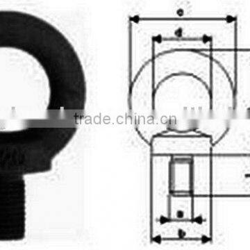 Eye screws to Similar to DIN 580(rigging hardware)