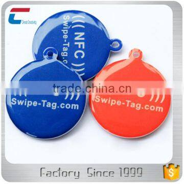 Passive NFC RFID Tag Customized Epoxy NFC Key Fob Passive Plastic Rfid Key Tag 180 Bytes Memory photo-6