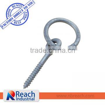 1200 LBS Screw In Gavanized Steel Rope Ring Tie-Down Anchor