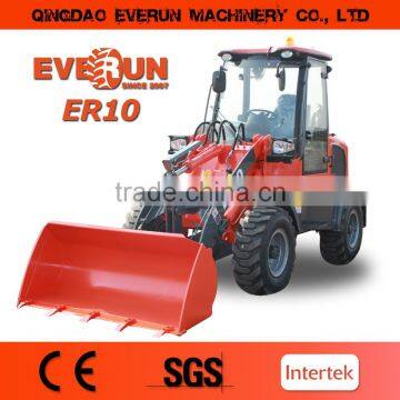 Er10 (1.0Ton) Mini Front End Loader with Hydraulic Pallet Forks