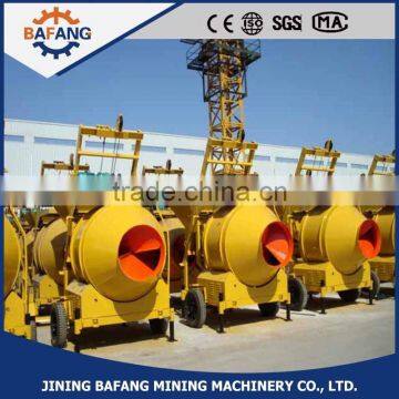 JZC-350 Construction used concrete Mixer/Cement mixer machine with Hydraulic Tipping Hopper