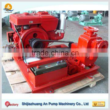 Diesel engine self priming ballast water pump