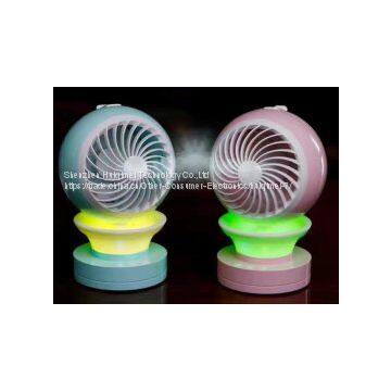 Dingdang Conditioner Fan Mini Misting USB Led Night Light Fan photo-4