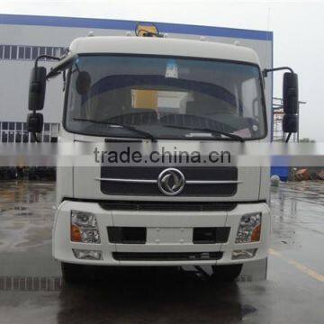 China New Model 4x2 Flatbed Wrecker Mounted 6.3 Tons Crane photo-3