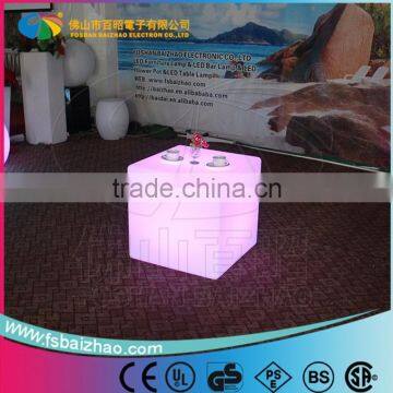 Outdoor LED Light Cube/High Quality RGB Cube Light/16 Color LED Cube Seat photo-3