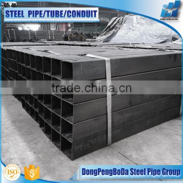 erw mild welded 250*250mm steel square tubing dimensions