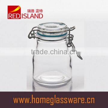 40ml Clear Glass Storage Jar With Clip Top photo-4