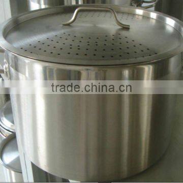 Short Stainless Steel Pot with Compound Bottom