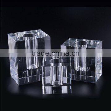 Wholesale prices OEM quality rectangular crystal vase with fast delivery