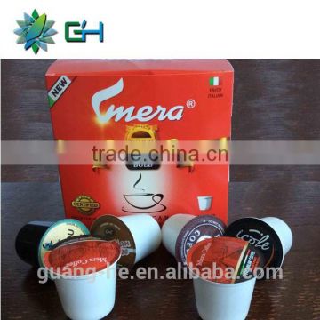 51mm k-cup coffee with lids from China factory