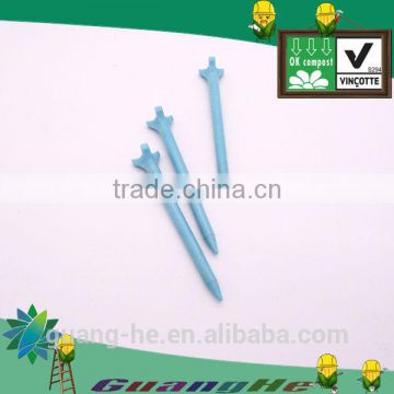 Biodegradable PLA golf tees