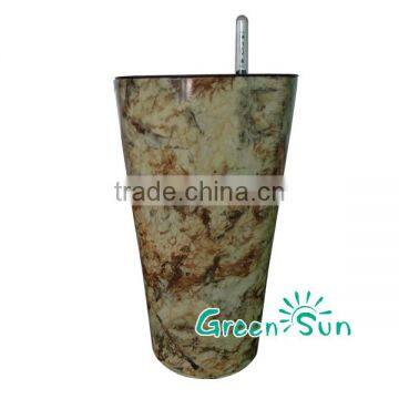 Self watering Plastic Marble Vase