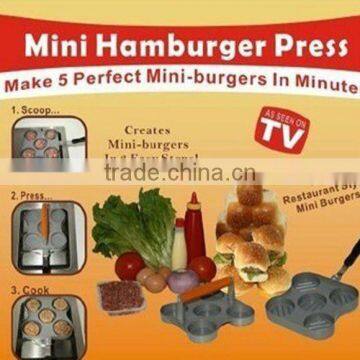 5 Slider mini hamburger press,burger tools