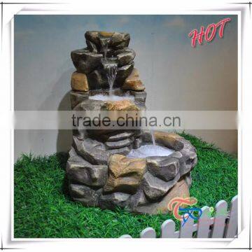 High quality Artificial Natural Stone Garden Fountains Waterfall