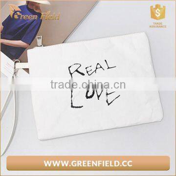 Washable Kraft Paper Clutch Bag Handbag