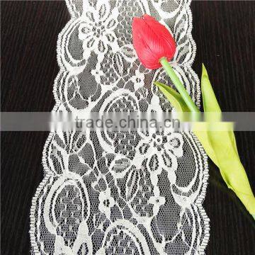 Wholesale White Lace Fabric African Make Ribbon for Wedding photo-2