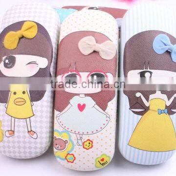 Supply fashion cute Naughty little girl Glasses case