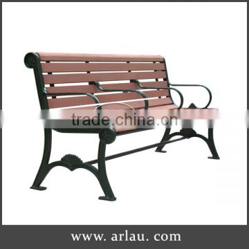 Cast iron Legs Outdoor Wooden Bench