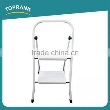Household 2 Steps Folding Iron Ladder With Powder Coated photo-4