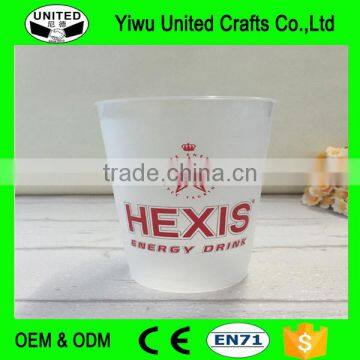 logo printed frosted plastic Thicken water cup PP cup recyclable