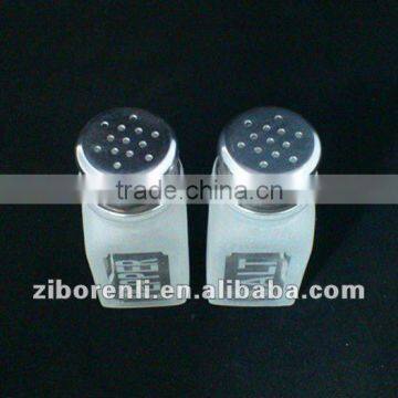 Salt Pepper Oil and Vinegar Set With Rack photo-2