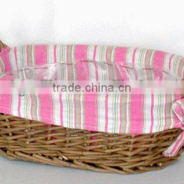 high quality hande made wicker bread basket