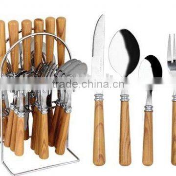 Plastic Handle Cutlery Set Stainless Made in China photo-6