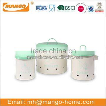 custom printed kitchen storage tins set of three metal can