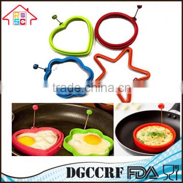 100% Food Grade Heart Shaped Silicone Egg Ring Egg Mould Silicone Pancake Mold