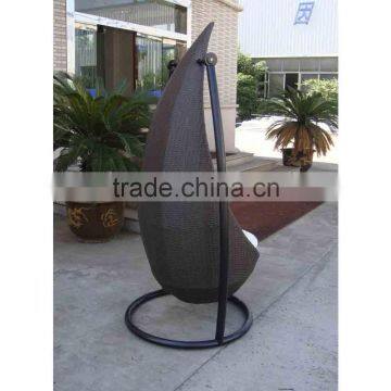 1 Person Rattan Bullet Hanging Chair For Sell photo-2