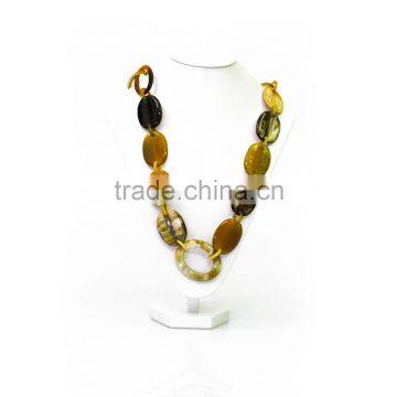 100% Buffalo Horn Necklace/fashionablehorn Jewelry Made in Vietnam/natural and Eco-friendly Material photo-4