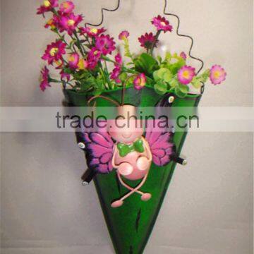 YS11370 Yongsheng low factory price wall hanging flower vase with metal material Superior Quality