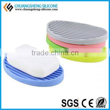 Silicone Daily Accessory Soap Dish Holder photo-3