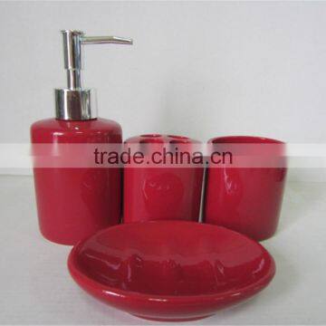 Porcelain Bathroom Accessories Set photo-4