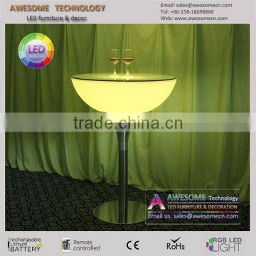 Metal Frame Table, Metal Legs Led Bar Table photo-3