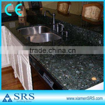 Green color verde butterfly granite countertops