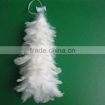 Christmas feather hanging decoration JA08-J-B6149-W