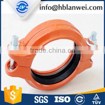 China Spray lacquer coupling and grooved pipe fittings