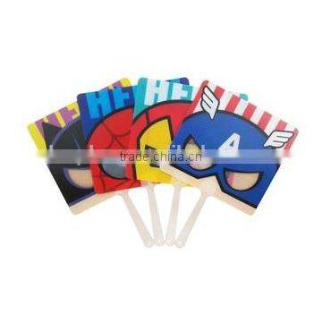 Hot Sale Plastic Hand Fan with Cartoon Pictures, Cartoon Hand Fan LS Eplus
