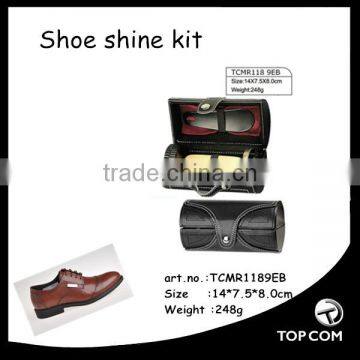 Military Black Shoe Shine Complete Care Kit