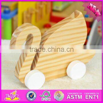 2016 New Design Kids Toy Wooden Swan W05B149 photo-4