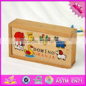 2016 New and Popular Children Wooden Cartoon Animal Domino Toy WJ277610 photo-3