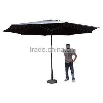 New Sunshade Black 13' FT Feet Outdoor Patio Umbrella Deck Gazebo photo-2