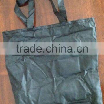 Norwegian Black Shopping Bag Foldable Into a Zipper Pouch, Reusable Shopping Bags photo-2