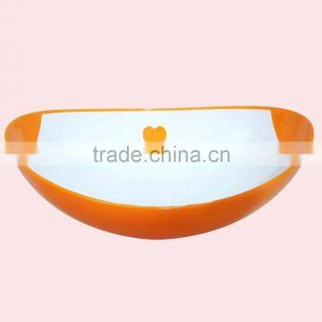 Hot Selling Plastic Oval/Egg Shape Salad Bowl photo-4