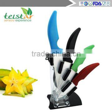 Ceramic Knife 6 Piece Color Handle Environmental Ceramic Knives Zirconia Ceramic Carving Knife photo-4