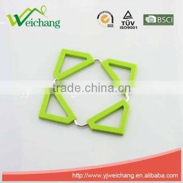 WCJ550Pot Holders, Trivet, Hot Handle Holder, Spoon Rest, Coasters, Eco Friendly, Home Kitchen Gifts, Premium High Quality Red H photo-2