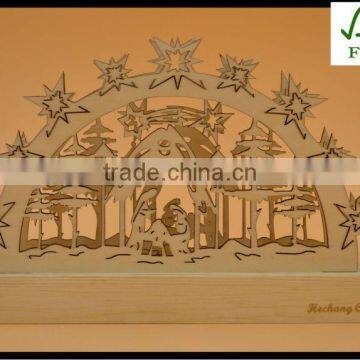 2016 Custom Christmas Wooden Light Crafts photo-4