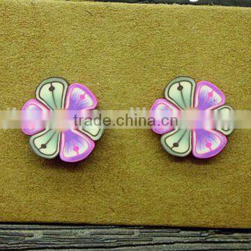 Fashion New Design Flower Earring Designs for Women,Kids Polymer Clay Earrings Fashion photo-2