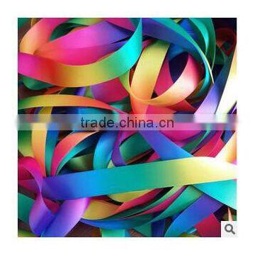 Rainbow Color Satin Ribbon for Gift Box photo-3